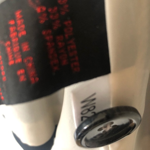 D Studio Black Topstitch Detail Blazer - Picture 6 of 6